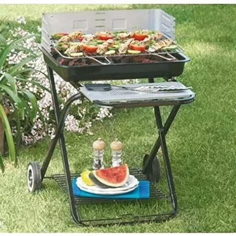 Garden Friend Barbecue Clic Clac In Acciaio 60x68x86,5h Cm Pieghevole 3 Garden Friend Barbecue Clic Clac In Acciaio 60x68x86,5h Cm Pieghevole