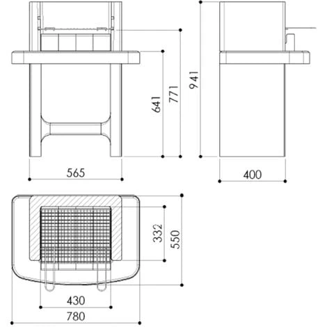 Barbecue Fisso In Muratura Con Mensola VidaXL 5 Barbecue Fisso In Muratura Con Mensola VidaXL - immagine 3