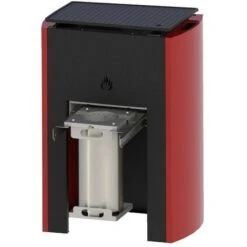 Barbecue A Pellet Bbq Con Piastra In Ghisa Pirolitico Mito 6Kw Con Ruote Acciaio -Barbecue Forniture Negozio 13189246 3