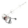 Spiedo Girarrosto Da Barbecue 97 Cm 230 V In Acciaio Inox Con 2 Forchettoni Rosticceria