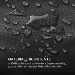 Blumfeldt Bella Donna Copertura 100% Poliestere Resistente All'acqua Nero -Barbecue Forniture Negozio 13296264 3