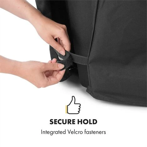 Klarstein Beef Brisket Copertura Protettiva Oxford Canvas Nero 5 Klarstein Beef Brisket Copertura Protettiva Oxford Canvas Nero - immagine 3