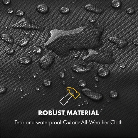 Klarstein Beef Brisket Copertura Protettiva Oxford Canvas Nero 6 Klarstein Beef Brisket Copertura Protettiva Oxford Canvas Nero - immagine 4