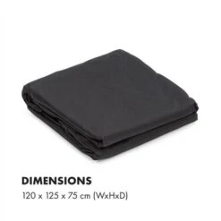 Klarstein Beef Brisket Copertura Protettiva Oxford Canvas Nero 11 Klarstein Beef Brisket Copertura Protettiva Oxford Canvas Nero -Barbecue Forniture Negozio 13296304 5