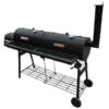 Barbecue Con Affumicatore Nevada XL Nero VidaXL -Barbecue Forniture Negozio 1462168 1