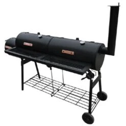 Barbecue Con Affumicatore Nevada XL Nero VidaXL