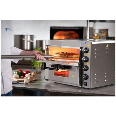 Forno Per Pizza Elettrico Con Pietra Da Casa Professionale Argilla Chamotte 3 Kw 6 Forno Per Pizza Elettrico Con Pietra Da Casa Professionale Argilla Chamotte 3 Kw - immagine 4
