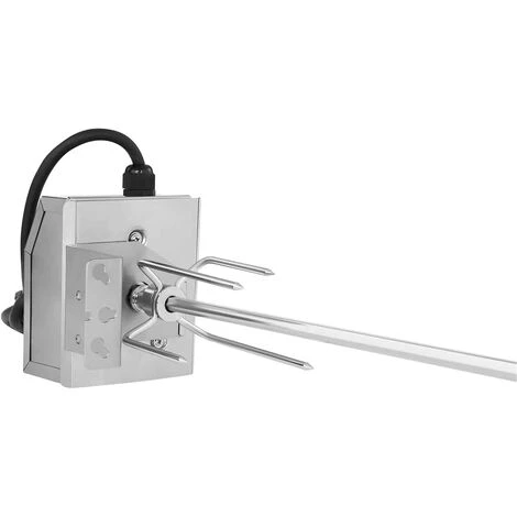 Girarrosto Elettrico Girarrosto Grill Bbq Con Motore 5 3 W 140 Cm Acciaio Inox 7 Girarrosto Elettrico Girarrosto Grill Bbq Con Motore 5 3 W 140 Cm Acciaio Inox - immagine 5