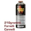 CARTUCCIA BOMBOLA BOMBOLETTA GAS PROPANO BUTANO 210 Gr VALVOLA Cannello E Fornelli -Barbecue Forniture Negozio 15165030 1