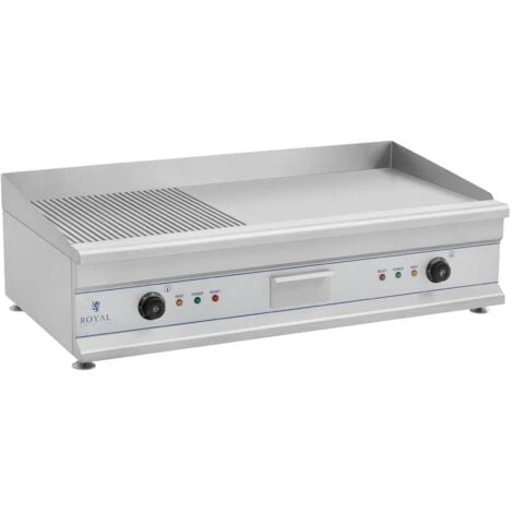 Piastra Elettrica Inox Professionale Fry Top Barbecue 230V Liscia + Rigata 100Cm 4 Piastra Elettrica Inox Professionale Fry Top Barbecue 230V Liscia + Rigata 100Cm - immagine 2