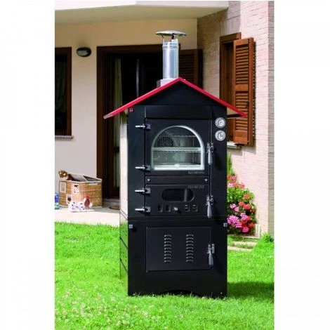 Forno A Legna A Fuoco Indiretto Clementi Master Tetto Rosso - 45x80 4 Forno A Legna A Fuoco Indiretto Clementi Master Tetto Rosso - 45x80 - immagine 2