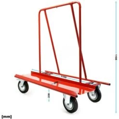 Carrello Da Trasporto Pannelli Cartongesso Carichi Fino A 800kg Portacarichi -Barbecue Forniture Negozio 17465947 3