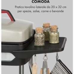 Klarstein Gatsby Grill Elettrico 2000W Superficie Barbecue Antiaderente Beige/nero 9 Klarstein Gatsby Grill Elettrico 2000W Superficie Barbecue Antiaderente Beige/nero -Barbecue Forniture Negozio 18135694 3 1