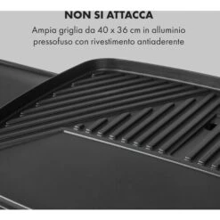 Klarstein Gatsby Grill Elettrico 2000W Superficie Barbecue Antiaderente Beige/nero 10 Klarstein Gatsby Grill Elettrico 2000W Superficie Barbecue Antiaderente Beige/nero -Barbecue Forniture Negozio 18135694 4 1