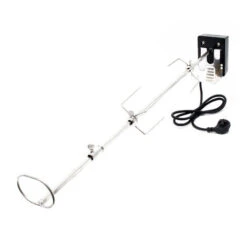 Spiedo Girarrosto Da Barbecue 82 Cm 230 V In Acciaio Inox Con 2 Forchettoni Rosticceria 8 Spiedo Girarrosto Da Barbecue 82 Cm 230 V In Acciaio Inox Con 2 Forchettoni Rosticceria -Barbecue Forniture Negozio 18161568 3