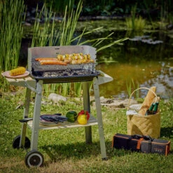 Deuba Barbecue A Carbonella Con Carrello 7kg Con Ripiani Bbq Giardino Grill A Carbone -Barbecue Forniture Negozio 18458236 5