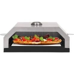 Forno Pizza Con Piastra Ceramica Per Barbecue A Gas E Carbone VidaXL -Barbecue Forniture Negozio 18515926 4