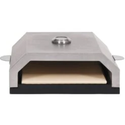 Forno Pizza Con Piastra Ceramica Per Barbecue A Gas E Carbone VidaXL -Barbecue Forniture Negozio 18515926 5
