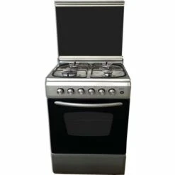 CUCINA CON FORNO A GAS 4 FUOCHI 60X60 INOX LA.REL