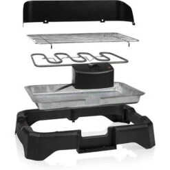 Tristar BQ-2824 BBQ Barbecue Elettrico Da Tavolo 2000 W Nero Bistecchiera Grill -Barbecue Forniture Negozio 20402704 5