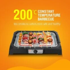BARBECUE BRACE GRIGLIA PIASTRA ELETTRICA BISTECCHIERA 2000W AIGOSTAR -Barbecue Forniture Negozio 20649788 5