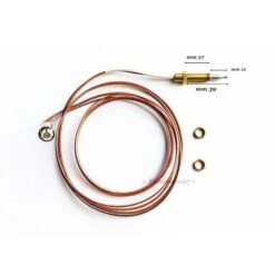 TERMOCOPPIA ATTACCO A CLIP UNIVERSALE CUCINA STUFA CALDAIA LUNGA CM 100 TC 10