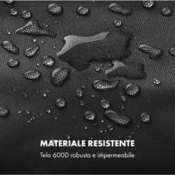 Klarstein Tomahawk Copertura Protettiva Tela 600D 30/70% PE/PVC Nero -Barbecue Forniture Negozio 23803066 3