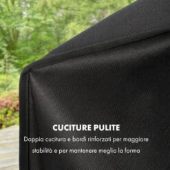 Klarstein Tomahawk Copertura Protettiva Tela 600D 30/70% PE/PVC Nero -Barbecue Forniture Negozio 23803066 4