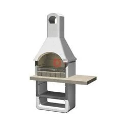 Barbecue In Muratura Santa Fe'' Cm 125x64xh212,5 Kg 367 Carbonella E Legna