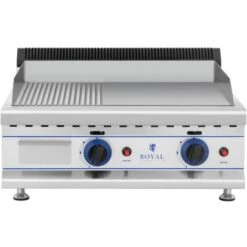 Piastra A Gas Doppia Professionale In Acciaio Inossidabile Griglia Doppia 2X3 Kw -Barbecue Forniture Negozio 24393645 3