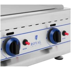 Piastra A Gas Doppia Professionale In Acciaio Inossidabile Griglia Doppia 2X3 Kw -Barbecue Forniture Negozio 24393645 4