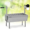 Klarstein Sauenland Mini, Griglia Con Girarrosto, 12kg Max., Acciaio Inox, 4W