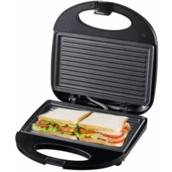 Piastra Elettrica 750W Bistecchiera Antiaderente Griglia Cucina Sandwich Toast 9 Piastra Elettrica 750W Bistecchiera Antiaderente Griglia Cucina Sandwich Toast -Barbecue Forniture Negozio 28062757 3