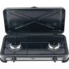 Fornello A Gas 2 Fuochi Griglia E Fuochi Removibili Regolazione Della Fiamma Potenza 4.78 KW Funzionamento A GPL -Barbecue Forniture Negozio 28269535 1