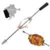 Kit Spiedo Asta Cm 70 Forchette+ Motore Elettrico Girarrosto Barbecue Bbq Camino -Barbecue Forniture Negozio 3199794 1