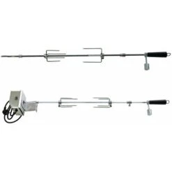 GREADEN- BBQ Grill Barbecue A Gas DÖNER 22KW IN ACCIAIO INOX- 4 FUOCHI + 1 KIT GIRARROSTO (Infrarossi E RADICE) + 1 LUCE LATERALE E Termometro, Incluso Griglia / Plancha + Coperchio -Barbecue Forniture Negozio 32399568 4