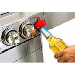 GREADEN- BBQ Grill Barbecue A Gas DÖNER 22KW IN ACCIAIO INOX- 4 FUOCHI + 1 KIT GIRARROSTO (Infrarossi E RADICE) + 1 LUCE LATERALE E Termometro, Incluso Griglia / Plancha + Coperchio -Barbecue Forniture Negozio 32399568 5