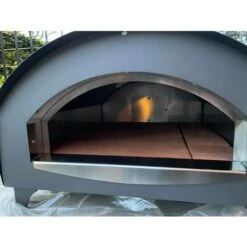 FORNO LEGNA E GAS 1 PIZZA COIBENTAZIONE PROFESSIOANLE PLATEA BISCOTTO -Barbecue Forniture Negozio 32622555 5