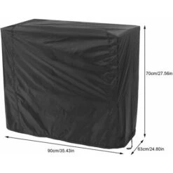Copri Barbecue Nero, Copri Griglia A Prova Di UV / Acqua / Umidità Protezione UV Antipolvere Resistente Al Vento Per Barbecue All'aperto Griglia Da Giardino Patio ('80x66x100cm) 9 Copri Barbecue Nero, Copri Griglia A Prova Di UV / Acqua / Umidità Protezione UV Antipolvere Resistente Al Vento Per Barbecue All'aperto Griglia Da Giardino Patio ('80x66x100cm) -Barbecue Forniture Negozio 32755246 3