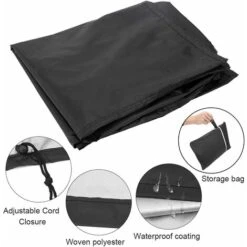 Copri Barbecue Nero, Copri Griglia A Prova Di UV / Acqua / Umidità Protezione UV Antipolvere Resistente Al Vento Per Barbecue All'aperto Griglia Da Giardino Patio ('80x66x100cm) 10 Copri Barbecue Nero, Copri Griglia A Prova Di UV / Acqua / Umidità Protezione UV Antipolvere Resistente Al Vento Per Barbecue All'aperto Griglia Da Giardino Patio ('80x66x100cm) -Barbecue Forniture Negozio 32755246 4