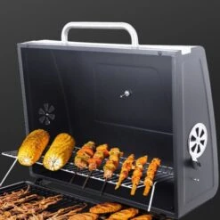BARBECUE A CARBONELLA CARBONE BBQ GRILL DA GIARDINO CON RIPIANO REGOLABILE, 115x66x106 CM 9 BARBECUE A CARBONELLA CARBONE BBQ GRILL DA GIARDINO CON RIPIANO REGOLABILE, 115x66x106 CM -Barbecue Forniture Negozio 34837924 3