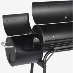 Barbecue A Carbonella Con Affumicatore BBQ Comignolo E Ruote Brisket -Barbecue Forniture Negozio 35911905 4
