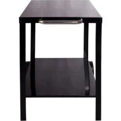 PORTIMAO - Carrello Da Esterno In Acciaio Per Plancha - Ruote - 2 Vassoi - Resistente - Facile Da Spostare - Nero -Barbecue Forniture Negozio 36859774 3
