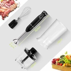 SET Frullatore Professionale Mixer Di Acciaio INOX Con Accessori, 2 Velocit¨¤, Teste Rimovibili 11 SET Frullatore Professionale Mixer Di Acciaio INOX Con Accessori, 2 Velocit¨¤, Teste Rimovibili -Barbecue Forniture Negozio 37329420 5