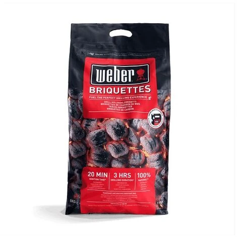 WEBER BRICCHETTI 8 KG 3 WEBER BRICCHETTI 8 KG