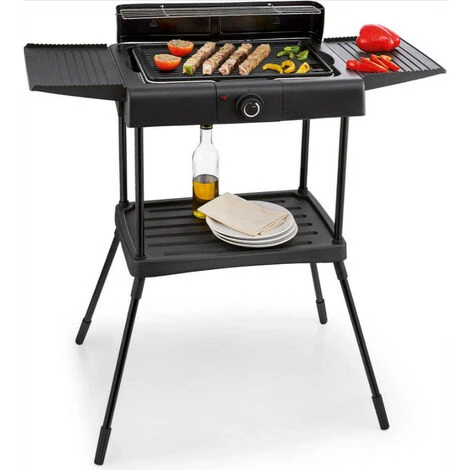 Barbecue Elettrico Su Piedini 2000w Nero - Ksbbq1703 - Kitchen Chef 4 Barbecue Elettrico Su Piedini 2000w Nero - Ksbbq1703 - Kitchen Chef - immagine 2