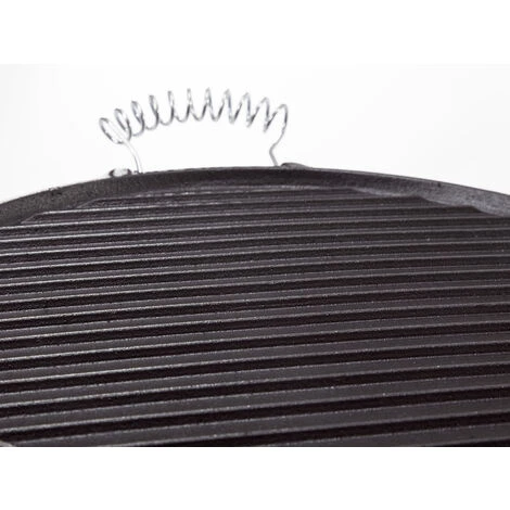 Barbecue A Biocombustibile Serbatoio 0,5L Senza Fumo In Acciaio Rosso E Piastra Tonda In Ghisa PURLINE BB03 7 Barbecue A Biocombustibile Serbatoio 0,5L Senza Fumo In Acciaio Rosso E Piastra Tonda In Ghisa PURLINE BB03 - immagine 5