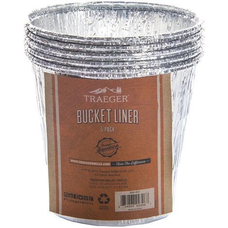 Vaschetta Bucket Liner Confezione Da 5 Pezzi Traeger BAC572 3 Vaschetta Bucket Liner Confezione Da 5 Pezzi Traeger BAC572