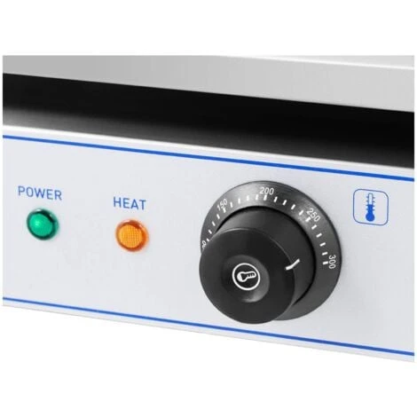 Fry Top Elettrico Piastra Liscia Acciaio Inox 550 X 400 Mm 3.000 W 4 Fry Top Elettrico Piastra Liscia Acciaio Inox 550 X 400 Mm 3.000 W - immagine 2