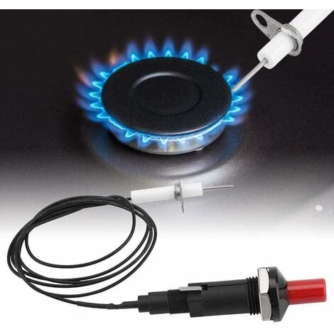 Kueatily Accenditore Piezoelettrico, Accenditore Piezoelettrico, Accenditore A Pulsante, Accenditore Piezoelettrico Professionale In Plastica PP Con Cavo Da 1 M Per Camino A Gas, Accendino, Accendino 7 Kueatily Accenditore Piezoelettrico, Accenditore Piezoelettrico, Accenditore A Pulsante, Accenditore Piezoelettrico Professionale In Plastica PP Con Cavo Da 1 M Per Camino A Gas, Accendino, Accendino - immagine 5